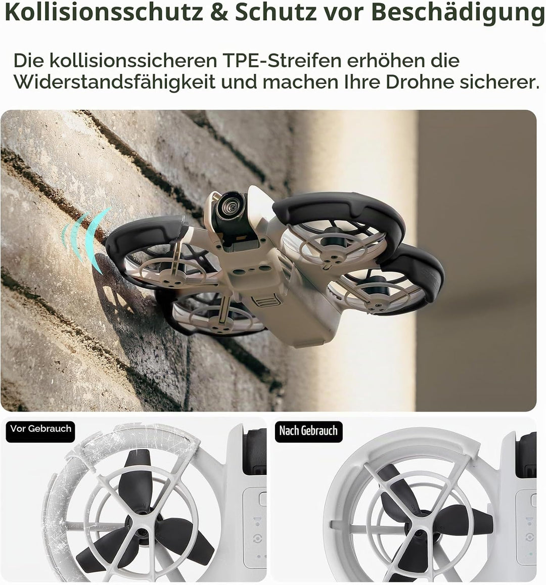 Anti-Kollision Schutz für DJI Neo Zubehör, 2-IN-1 Neo Gimbal Anti-Kollision Protektor + Neo Propelle