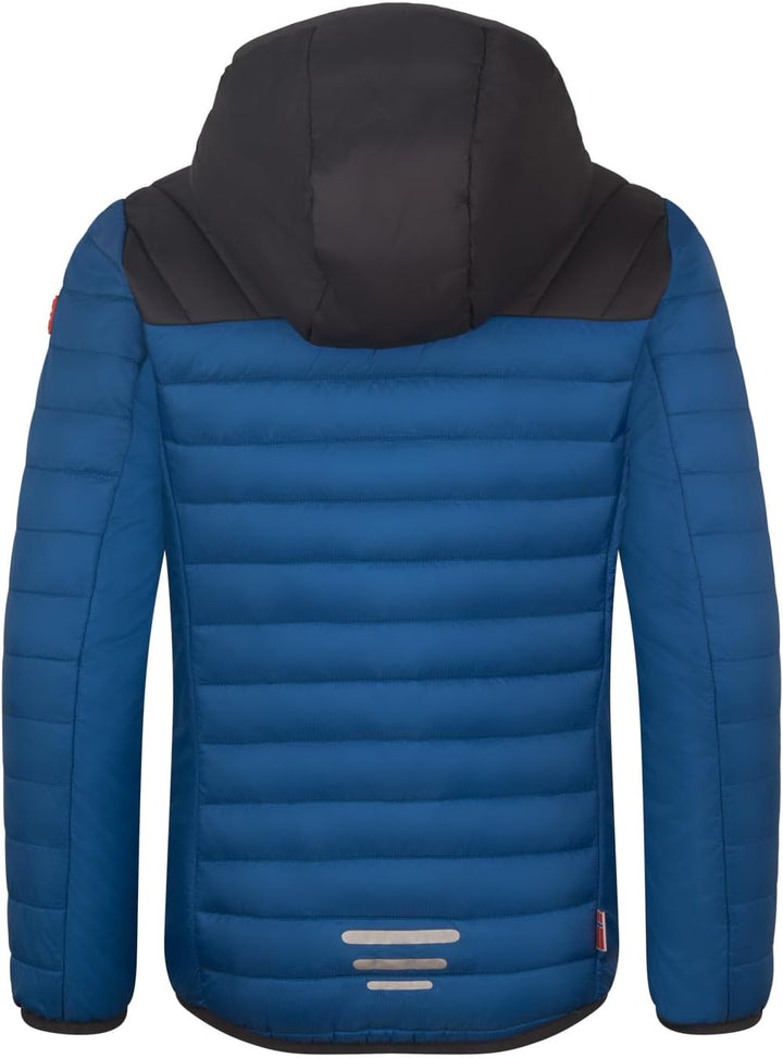 Trollkids Kids Eikefjord Jacket Harbor Blue/Aqua Haze 92, Harbor Blue/Aqua Haze 92