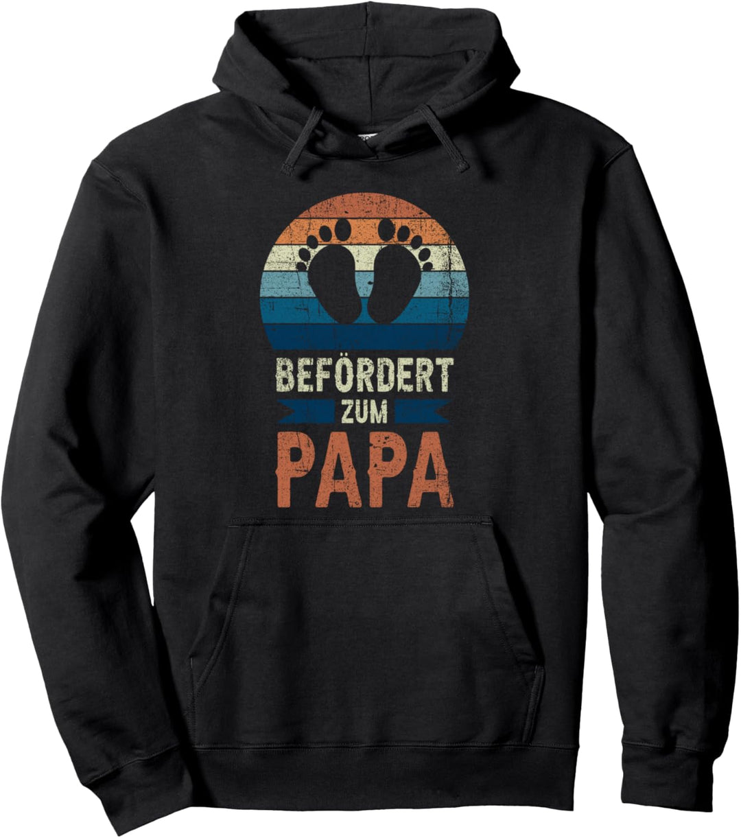 Für Papa zur Geburt, Frischgebackener Papa, Retro Pullover Hoodie
