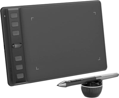 HUION Inspiroy 2 S Grafiktabletts, 6,3 x 3,9 Zoll Tragbares Zeichentablett mit 8192 Stufen batteriel