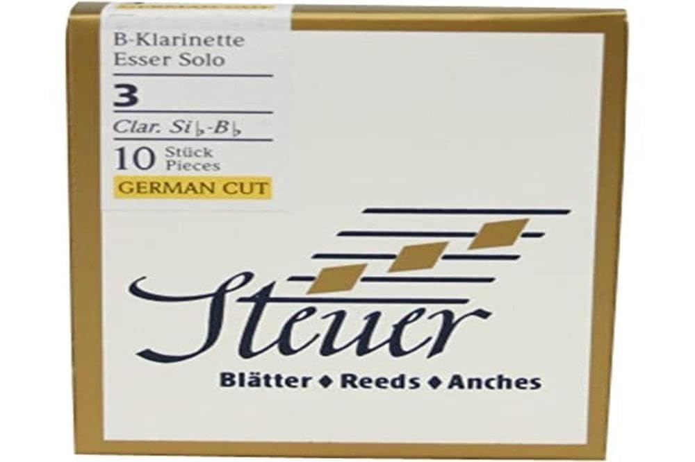 Steuer Blatt BB-Klarinette Solo White Line 3.5 deutscher Schnitt 10er-Packung 3,5 Bb-Klarinette dt.