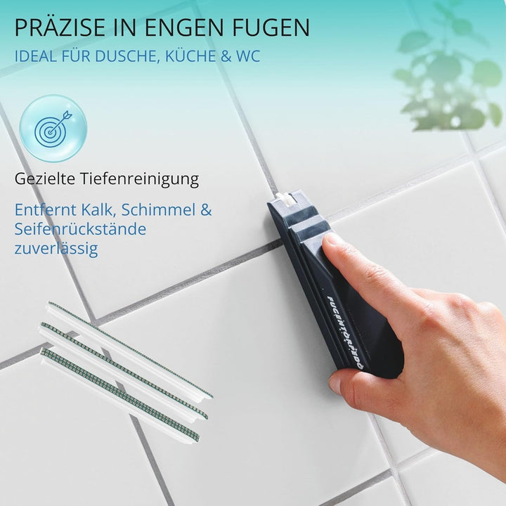 Fugentorpedo Ersatz-Set All-in – Diamant-Schleifstege 2 mm, 3 mm & 5,5 mm – Nachfüllset für schmale,