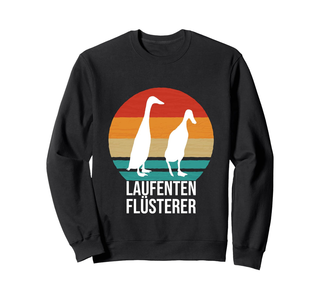 Laufenten Flüsterer Retro Laufente Sweatshirt