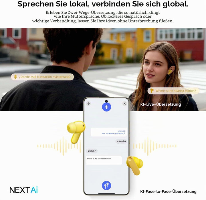 realme Buds T500 Pro In Ear kopfhörer Bluetooth mit 50dB ANC, 56h Spielzeit, Hi-Res Sound, Bluetooth