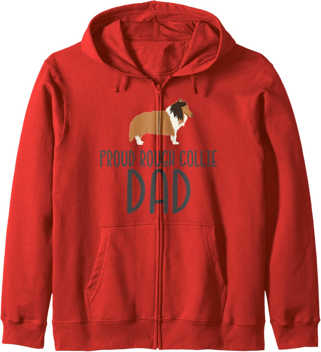 Collie Lover Proud Rough Collie Dad Kapuzenjacke