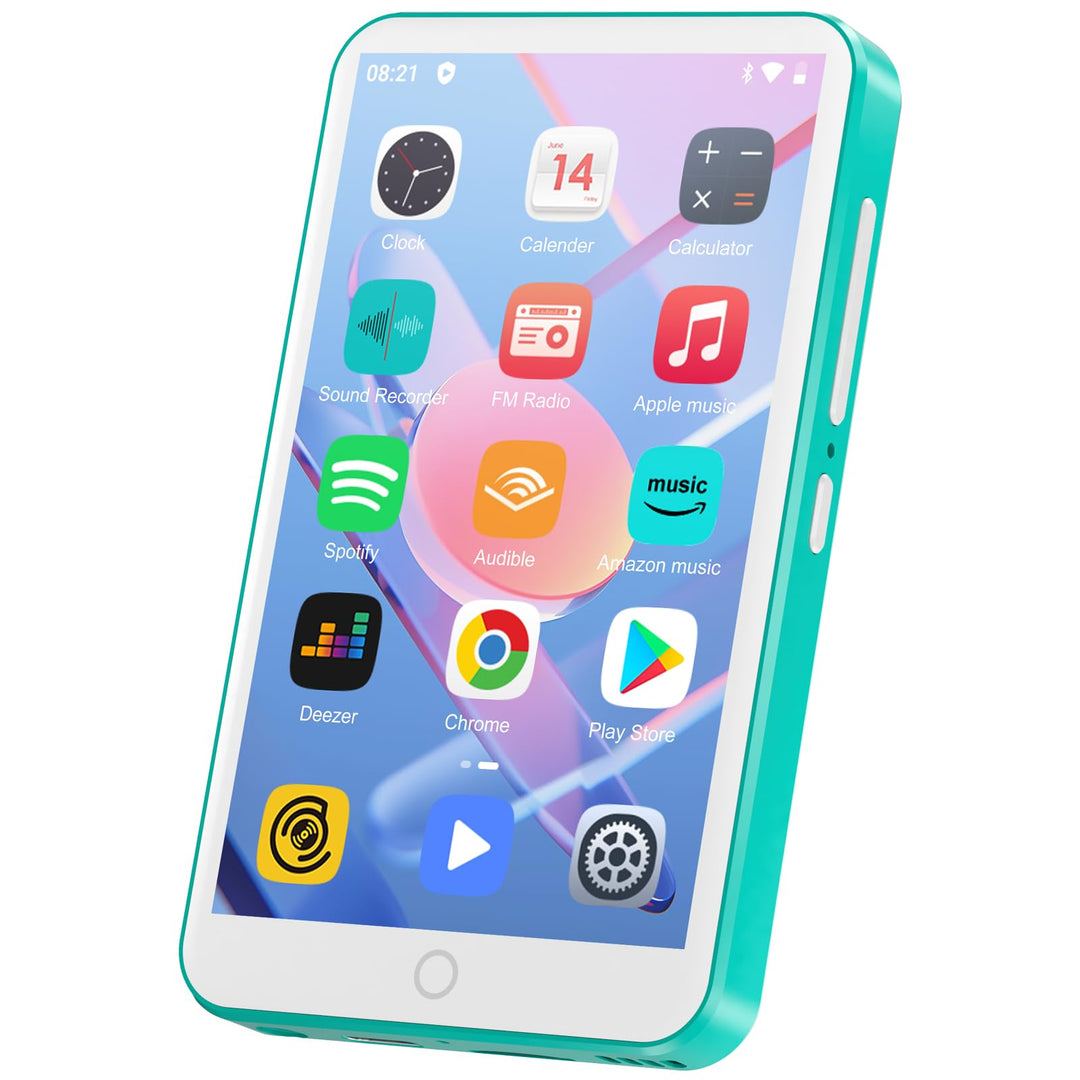 MP3 Player mit Bluetooth und WiFi, Oilsky 80GB 4 Zoll Android 9.0 Mp3, 1080P Touchscreen MP4 Player,