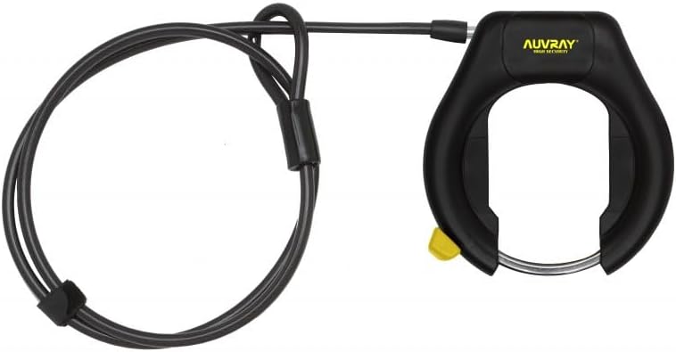 Auvray Antivol Hufeisen Evo Lock Erwachsene, Unisex, Schwarz, Einheitsgrösse