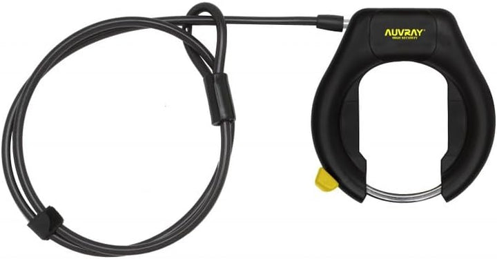 Auvray Antivol Hufeisen Evo Lock Erwachsene, Unisex, Schwarz, Einheitsgrösse