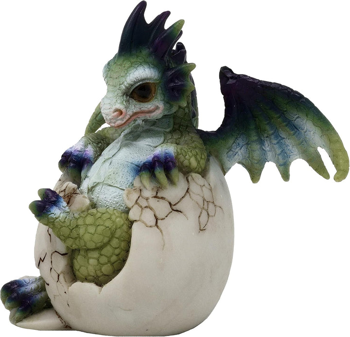 MystiCalls Babydrache im Ei grün - Drachenei, Drache, Baby