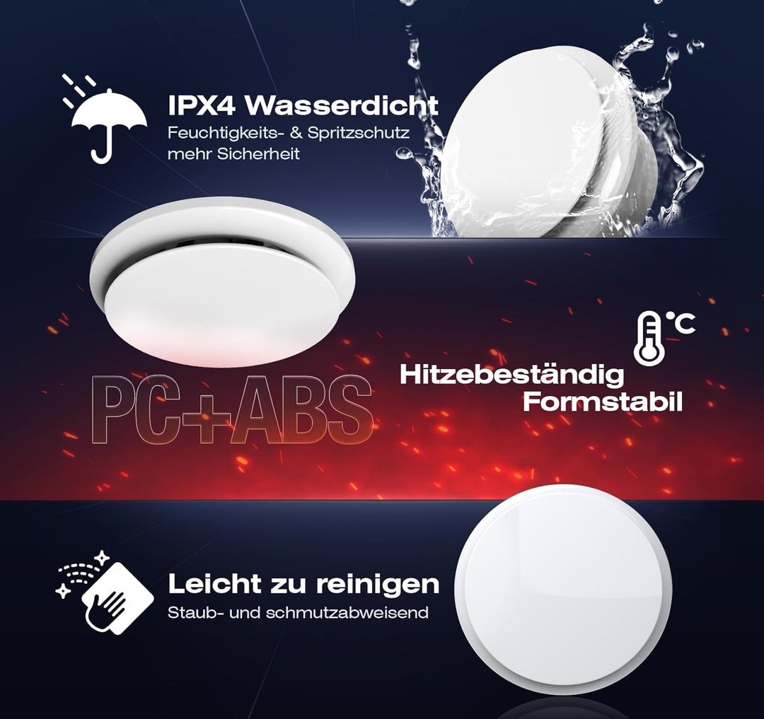 Badlüfter 150mm mit Fernbedienung, 2 Richtungen, 6 Geschwindigkeiten Lüfter Bad mit Statusanzeige, S