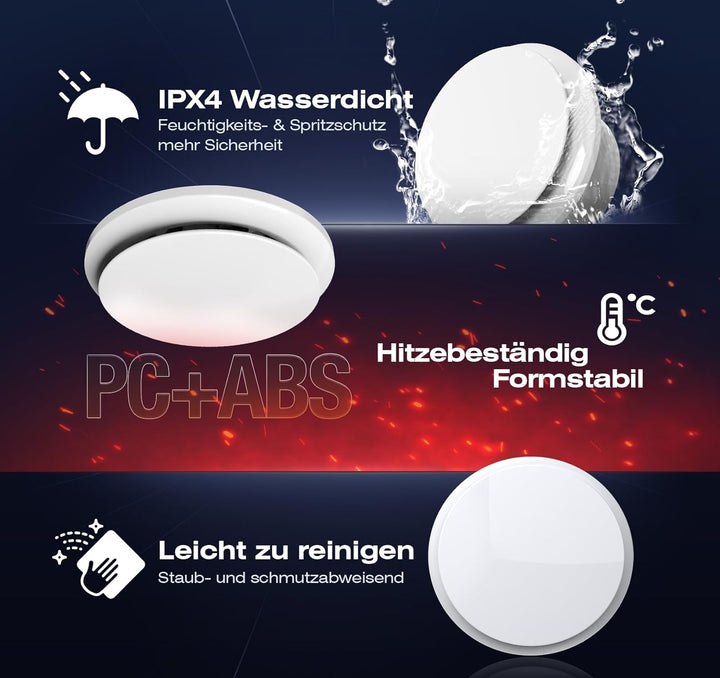 Badlüfter 150mm mit Fernbedienung, 2 Richtungen, 6 Geschwindigkeiten Lüfter Bad mit Statusanzeige, S
