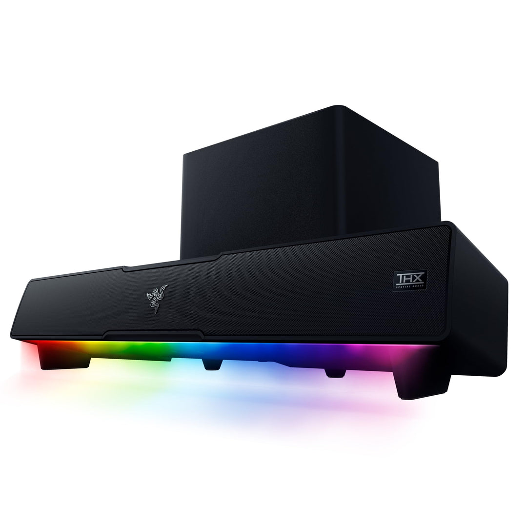 Razer Leviathan V2 - PC-Gaming-Soundbar (mit Dolby 5.1 Surround Sound, leistungsstarkem Subwoofer fü