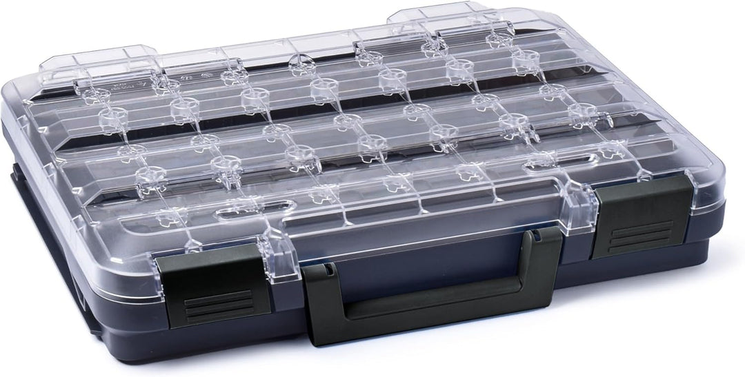 Sortimentskasten transparent mit Klappgriff | Bosch Sortimo T-BOXX 320 anthrazit 3er Set | Sortierbo