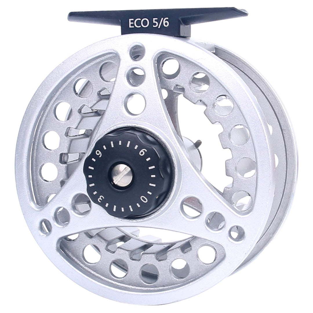 MAXIMUMCATCH ECO Serie Fliegenrolle grosser Spulenkern mit Druckguss-Aluminum-Körper Fliegenfischen