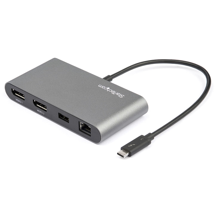 StarTech.com Thunderbolt 3 Mini Dock - Tragbare TB3-Dockingstation mit dual Monitoren und DP 4K 60 H