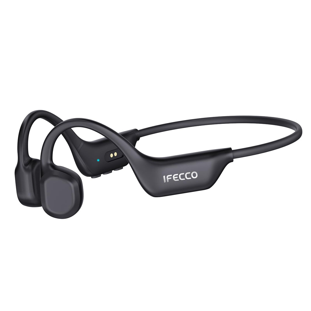 IFECCO knochenschall kopfhörer Bluetooth 6.0 - IP67 wasserdicht Bone Conduction Headphones mit Mikro