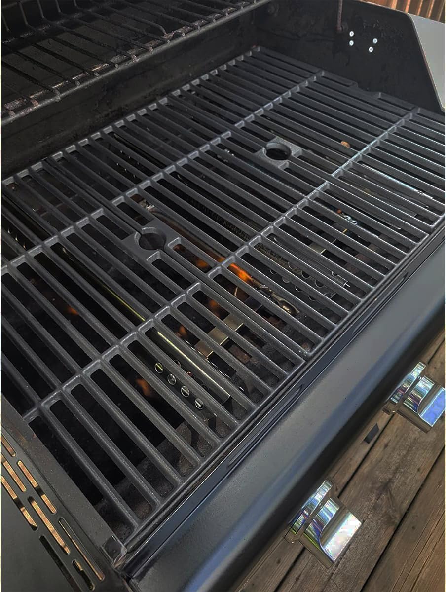 Denmay 43 x 63 cm Gusseisen Grillrost für Charbroil, Enders Boston 3, Enders Monroe 3 Pro, Landmann