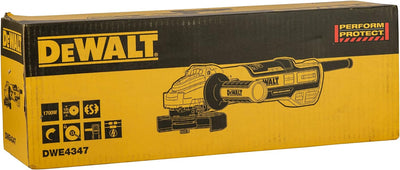 Dewalt Winkelschleifer (1.700 Watt, 125 mm Scheiben-Ø, bürstenlos, wartungsarm, Sanftanlauf, inkl. S