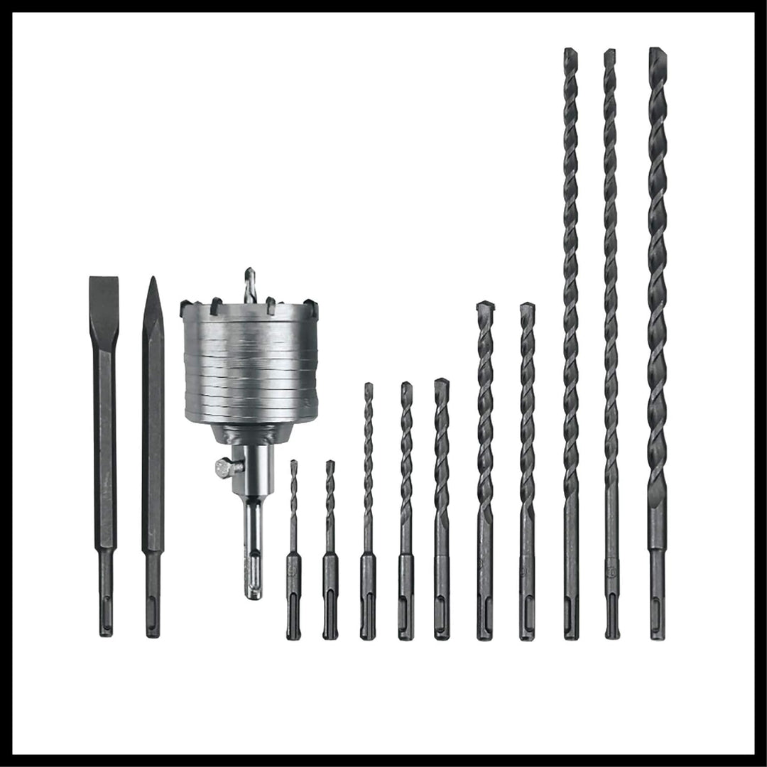 Einhell Bohrhammer-Set RT-RH 32 Kit (1.250 W, 3 Funktionen, pneumatisches Schlagwerk, SDS-plus-Werkz