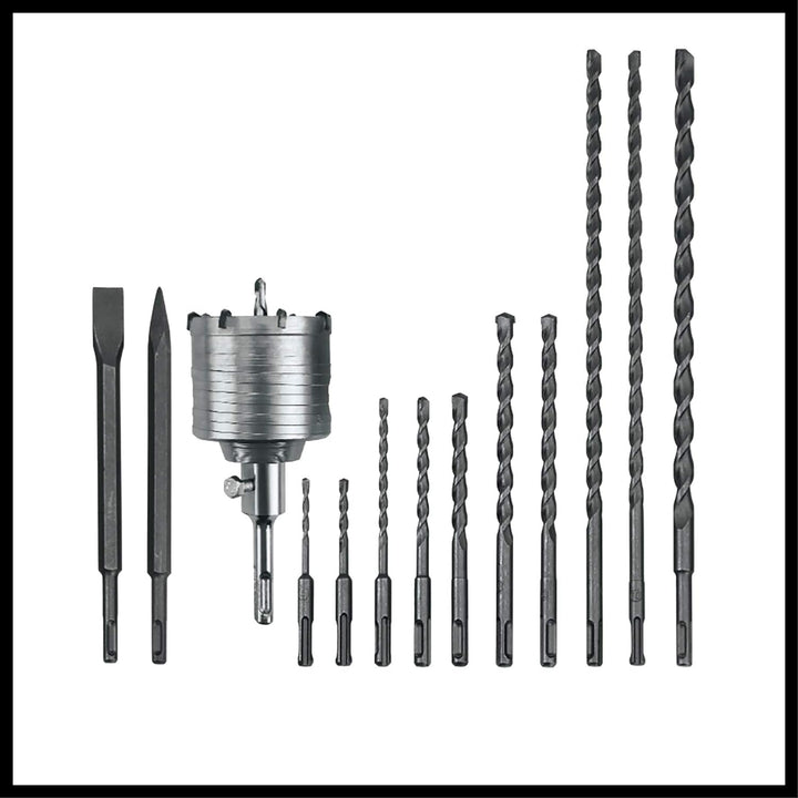 Einhell Bohrhammer-Set RT-RH 32 Kit (1.250 W, 3 Funktionen, pneumatisches Schlagwerk, SDS-plus-Werkz