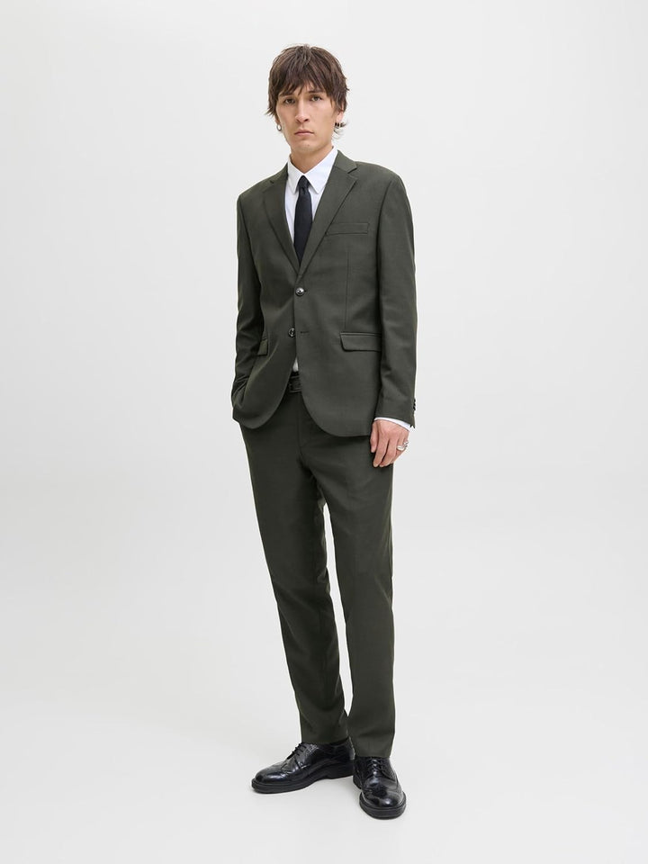 JACK &amp; JONES Male Einreihiger Blazer und Hose JPRSOLARIS Super Slim Fit Anzug 46 Rosin, 46 Rosin