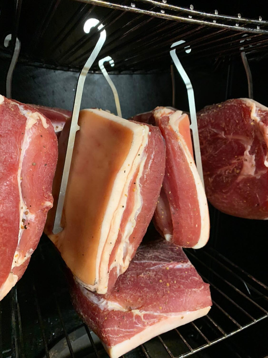 Räucherhaken 10 Stück - Fleischerhaken Edelstahl ideal zum Aufhängen, Metzgern, Räuchern, Grillen un