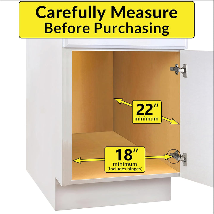 Lynk Professional, Schrank Organizer, Ziehen unter Schrank Schiebetür Regal – 27,9 cm breit x 45,7 c