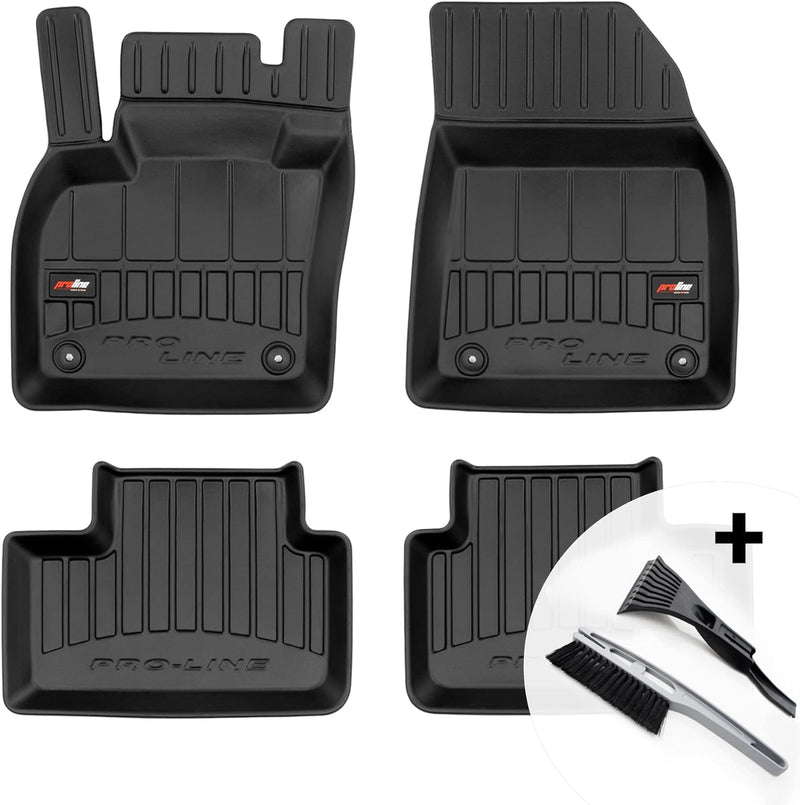 moto-MOLTICO 3D Gummimatten Auto Fussmatten Gummi Automatten 4-teilig Set - passend für Volvo XC40 a