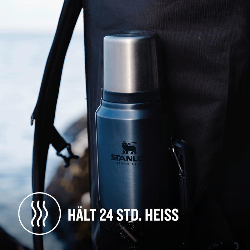 Stanley Classic Legendary Thermosflasche Edelstahl 1L - Thermos Hält 24 Stunden Heiss oder Kalt - Ed