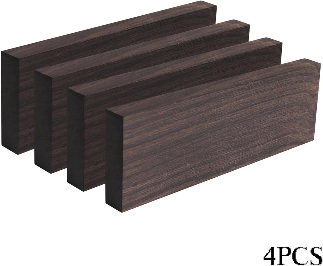 Generisch Schwarzes Ebenholz,4.7"x1.57"x0.39"Black Ebony Lumber Original Wood Timber | Holz Afrikani