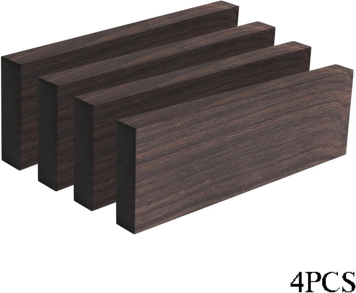 Generisch Schwarzes Ebenholz,4.7"x1.57"x0.39"Black Ebony Lumber Original Wood Timber | Holz Afrikani