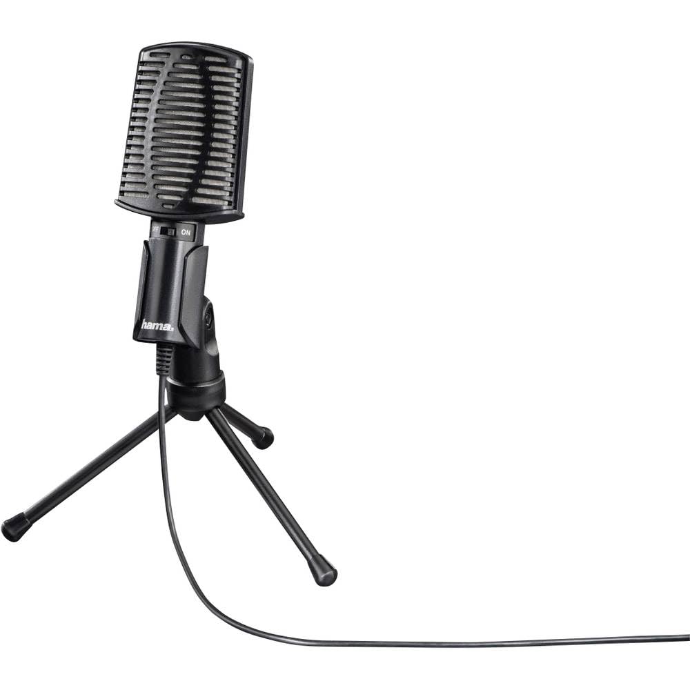 Hama MIC-USB Allround PC-Mikrofon Schwarz Kabelgebunden 139906, MIC-USB Allround