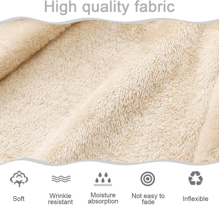 Happy Cherry Jungen Mädchen Fleece-Weste Flauschig Atmungsaktive Outdoor 90 Beige, 90 Beige