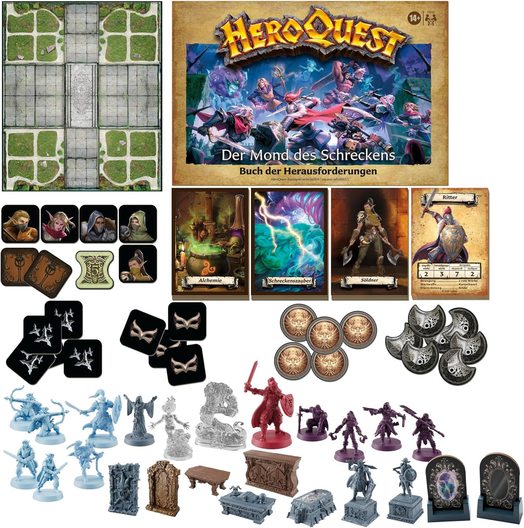 AVALON HILL HeroQuest Der Mond des Schreckens Abenteuerpack, HeroQuest Basisspiel erforderlich, Roll