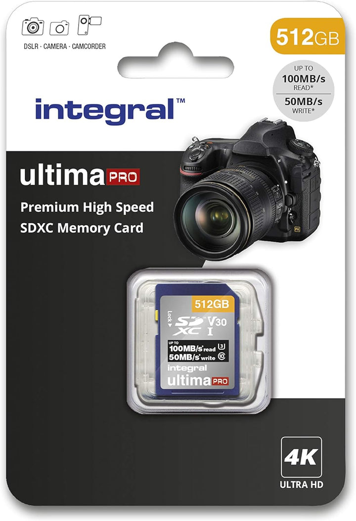 Integral SD-Speicherkarte, 32 GB, 4 K, Video-Lesegeschwindigkeit, 180 MB/s, Schreibgeschwindigkeit: