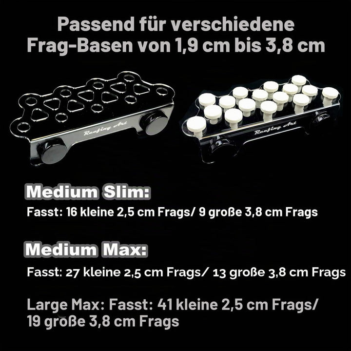 Reefing Art Magnetisches Korallen-Frag Rack stärkste N52 Magnete für bis zu 41 Stecker (mittlere Grö