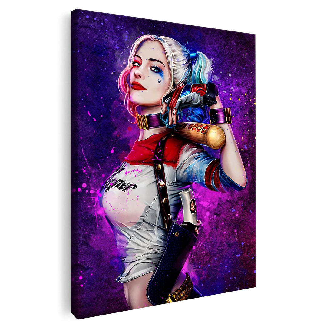 Artmazing | Harley Quinn Bild | Poster &amp; Kunstdrucke | Harley Quinn Poster Sexy | Buntes Poster für