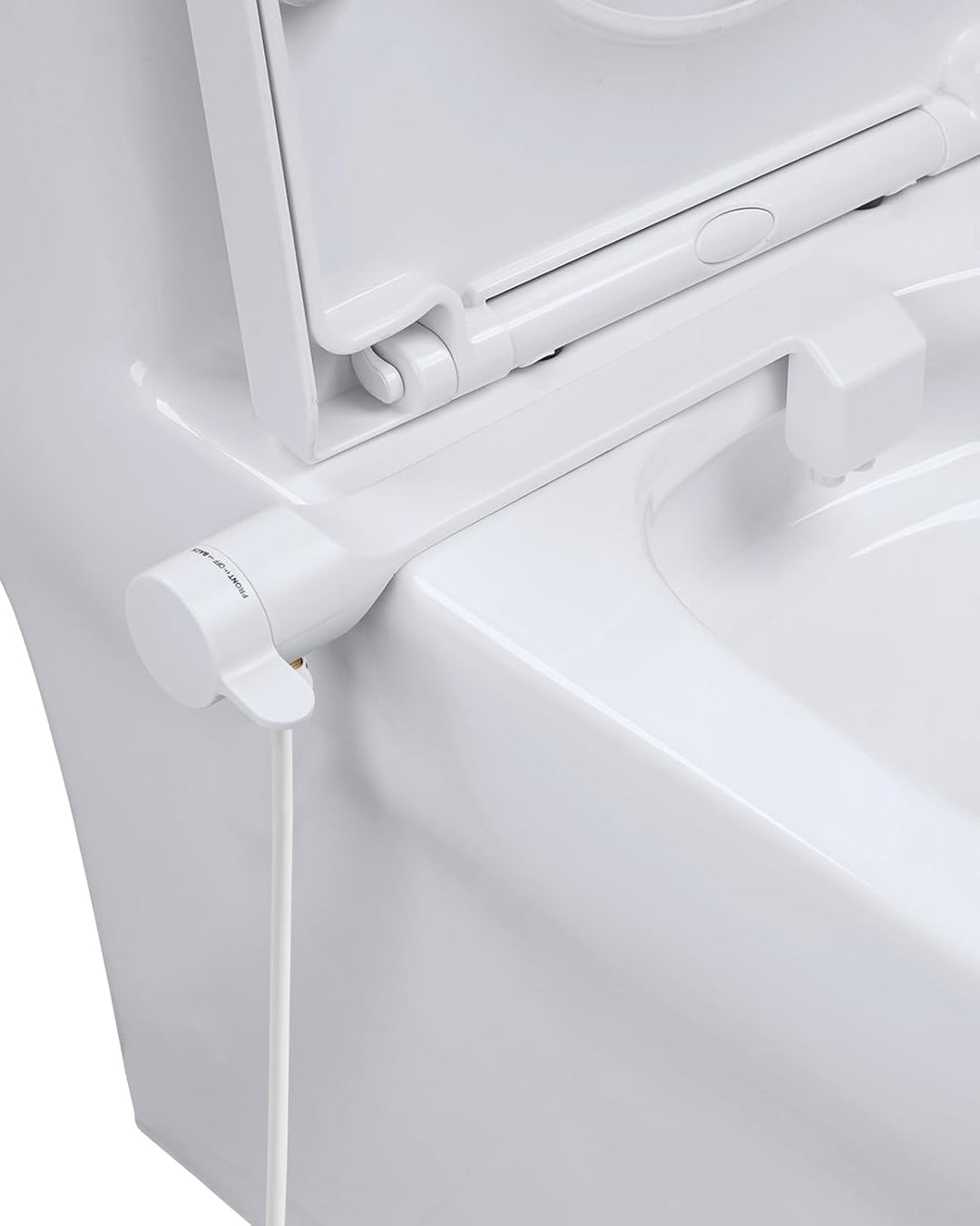 Hibbent Nicht Elektrisch Bidet Toilettenaufsatz mit Einziehbare selbstreinigende Doppeldüsen, und He