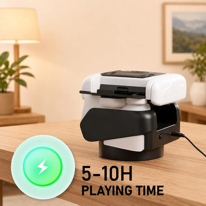 2-in-1-Kartenmischer und -ausgeber, 360°-Drehung für 1–2 Kartenspiele, mit 4 Fernbedienungen, elektr