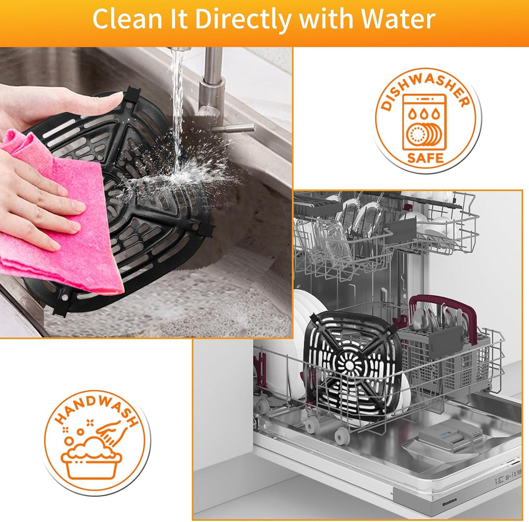 Air Fryer Ersatzteile für Ninja Crispi Air Fryer FN101GY, Air Fryer Zubehör Grillpfanne Platte Crisp