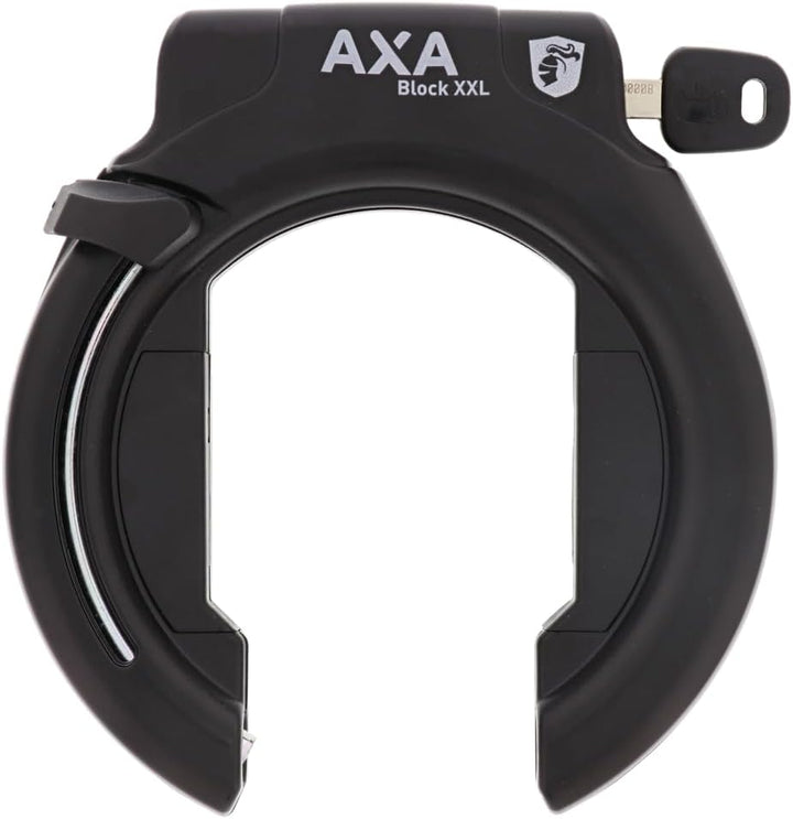AXA Set Block XXL Retractable + ULC 130 + Transporttasche – Rahmenschloss Set mit Einsteckkette und