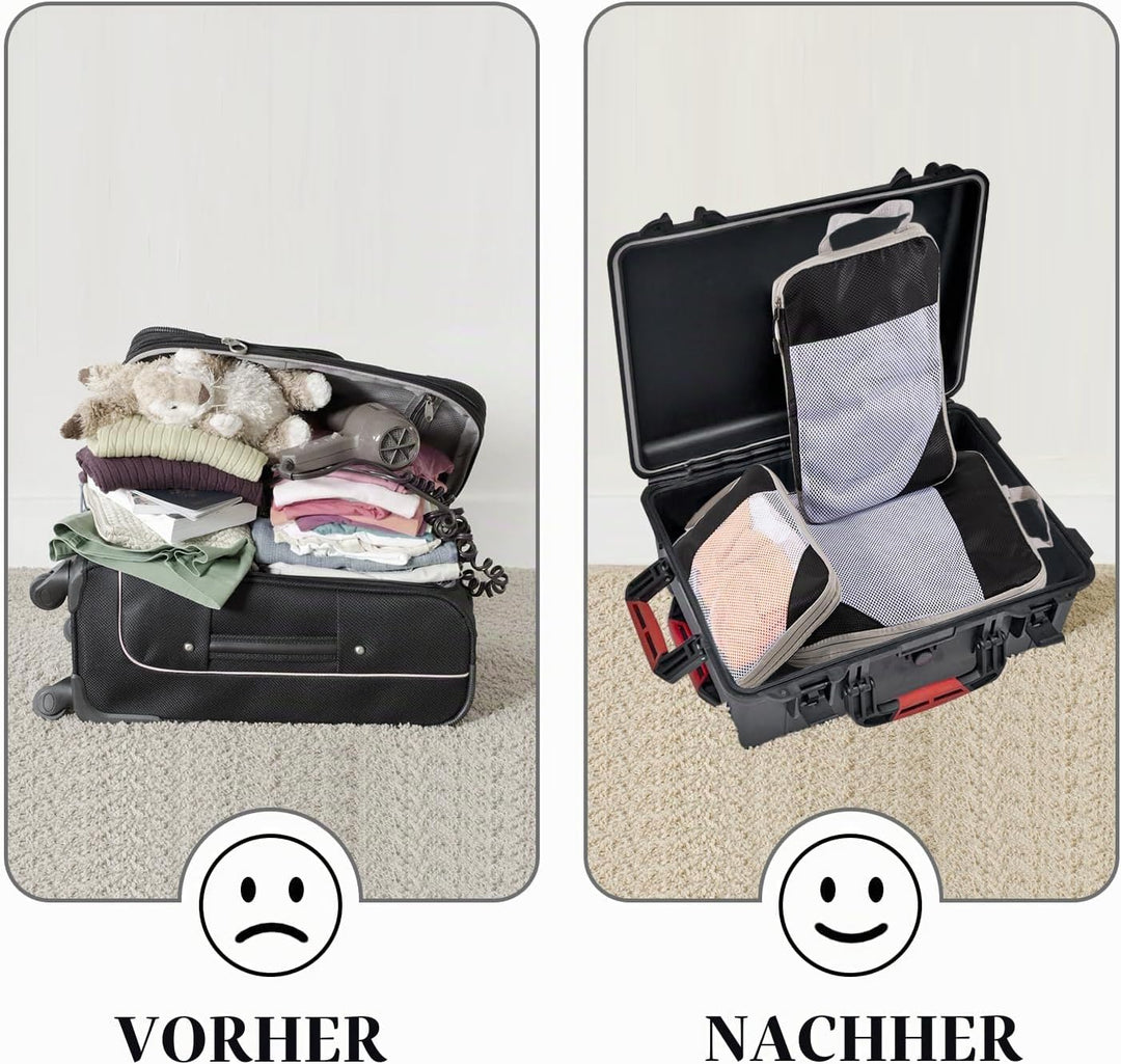 Organizer für Koffer, Aufbewahrung, Koffer, Organizer, Kompressionstasche, Reisetasche, wasserdicht,