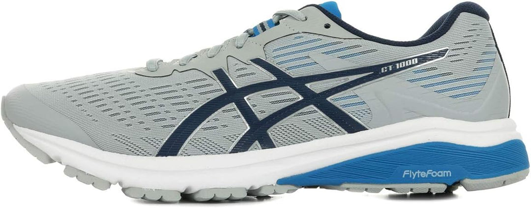 ASICS Herren Gt-1000 12Sneaker 40 EU Grau Mid Grey Peacoat 020, 40 EU Grau Mid Grey Peacoat 020