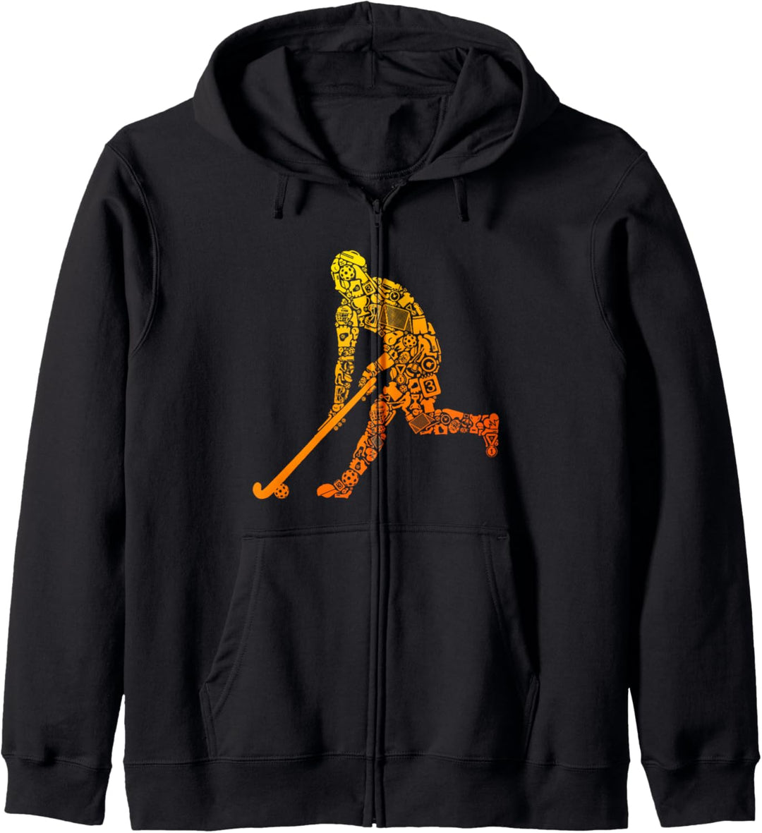 Hockeyspieler Jungen Kinder Feldhockey Kapuzenjacke