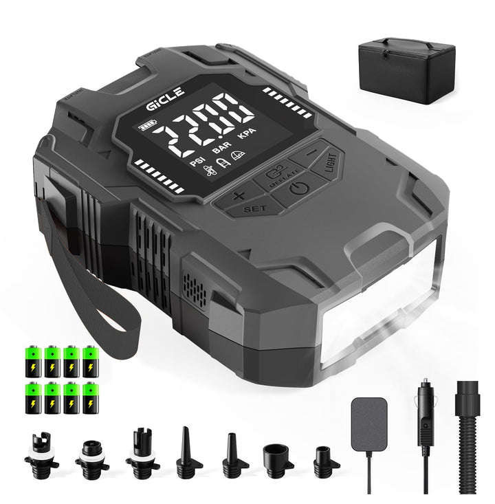 GICLE Sup Pumpe Elektrisch 22PSI Elektische Sup Pumpe Akku 36W Typ-C-Anschluss Inflator & Deflator 1
