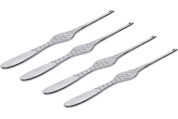 Alessi Hummerstifte 4er Set COLOMBINA FISH, 3.00 x 22.50 x 10.00 cm