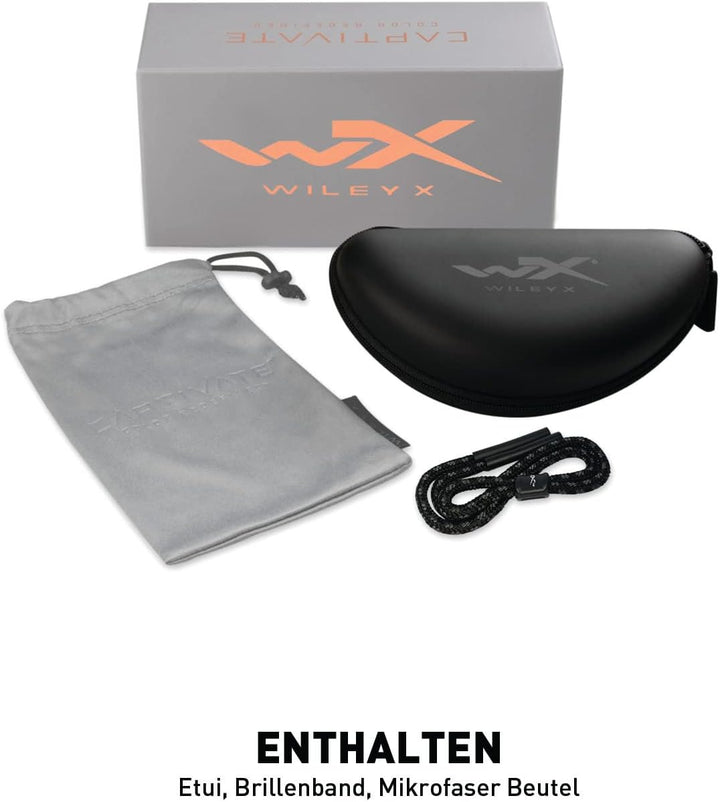 Wiley X │ WX Helix | Sonnenbrille Herren Sonnenbrille Damen │ Polarisiert │ Sport Outdoor Fahrradbri