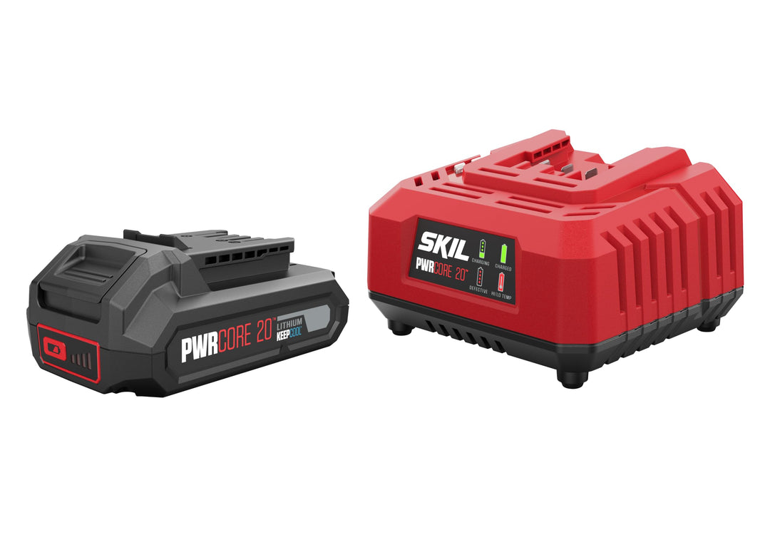SKIL 3116 AA Akku Set (18 V, 2,0 Ah Akku, LED-Ladestatusanzeige, keine Selbstentladung, nur 1 h Lade