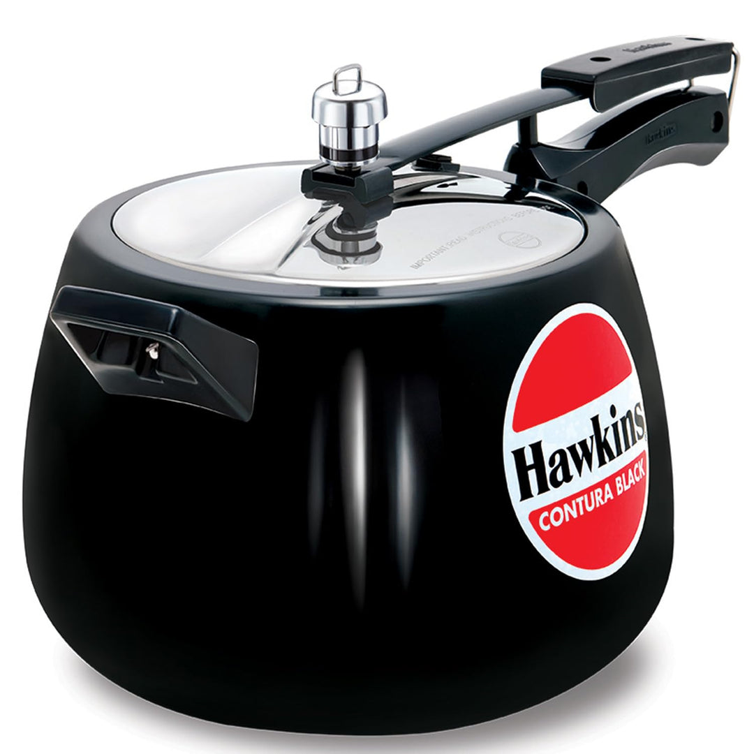 HAWKINS CB65 Schnellkochtopf, Harteloxiertes Aluminium, 6.5 liters, Contura Schwarz 6.5-Liter, 6.5-L