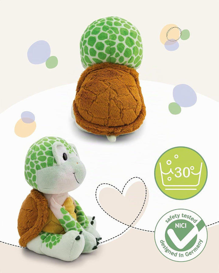 NICI Kuscheltier Schildkröte 32cm - grün - 63072 | Stofftier aus weichem Plüsch, niedliches Plüschti